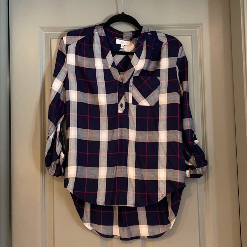 Women’s NSR plaid top